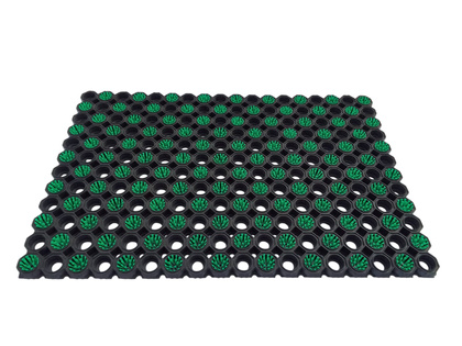 Super Strong z drenażem wypełnienie szczoteczkami co 2 oczko kolor zielony