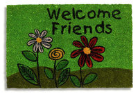 Maty kokosowe modułowe - welcome friends