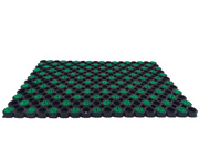 Super Strong z drenażem wypełnienie szczoteczkami co 2 oczko kolor zielony