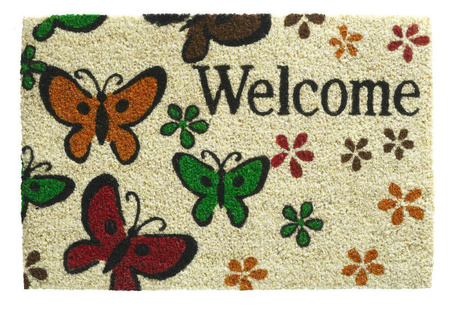 Maty kokosowe modułowe - motyle