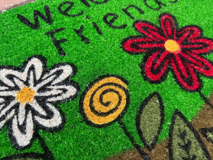 Maty kokosowe modułowe - welcome friends