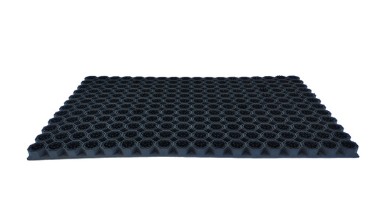 Super Strong z drenażem wypełnienie szczoteczkami w każdym oczku kolor czarny