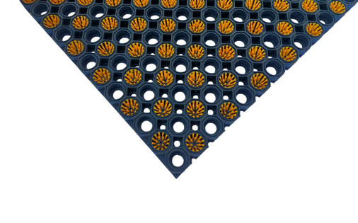 Super Strong z drenażem wypełnienie szczoteczkami co 2 oczko kolor żółty