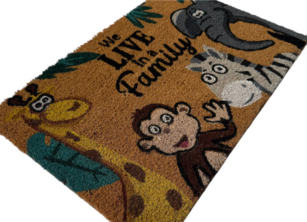 Maty kokosowe modułowe - dzikie zwierzęta