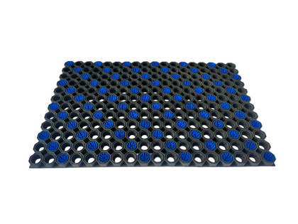 Super Strong z drenażem wypełnienie szczoteczkami co 3 oczko kolor niebieski