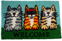 Maty kokosowe modułowe - welcome koty