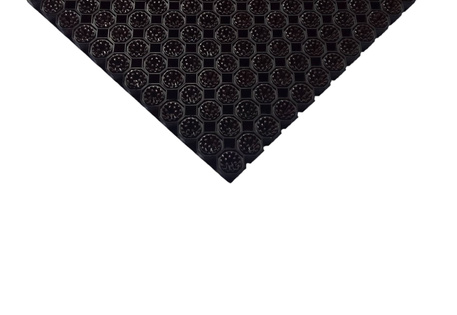 Super Strong z drenażem wypełnienie szczoteczkami w każdym oczku kolor brązowy