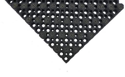 Super Strong z drenażem wypełnienie szczoteczkami co 3 oczko kolor szary