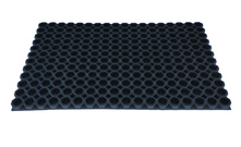 Super Strong z drenażem wypełnienie szczoteczkami w każdym oczku kolor czarny