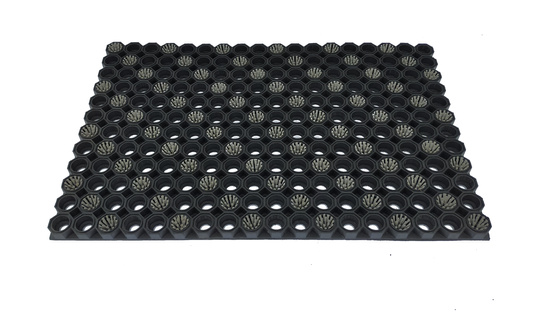 Super Strong z drenażem wypełnienie szczoteczkami co 3 oczko kolor szary