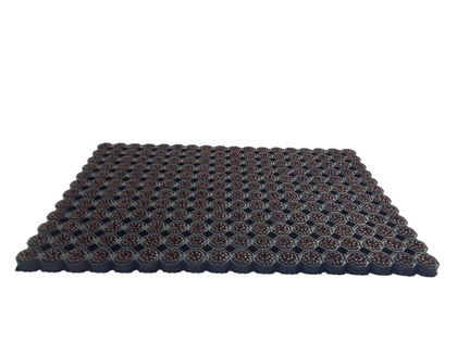 Super Strong z drenażem wypełnienie szczoteczkami w każdym oczku kolor brązowy