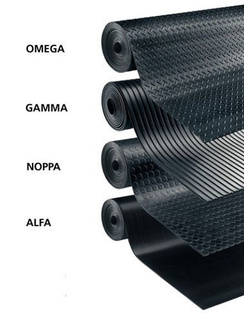 Mata gumowa z rolki 150 cm OMEGA