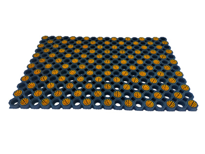 Super Strong z drenażem wypełnienie szczoteczkami co 2 oczko kolor żółty