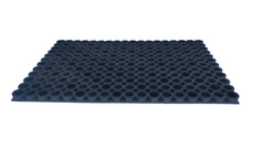 Super Strong z drenażem wypełnienie szczoteczkami co 3 oczko kolor czarny