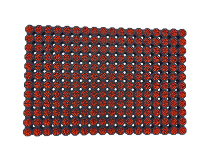 Super Strong z drenażem wypełnienie szczoteczkami w każdym oczku kolor pomarańczowy
