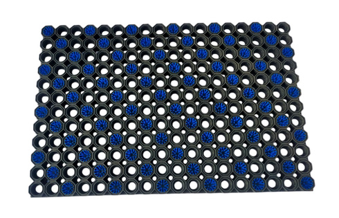 Super Strong z drenażem wypełnienie szczoteczkami co 3 oczko kolor niebieski