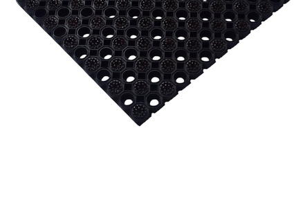 Super Strong z drenażem wypełnienie szczoteczkami co 2 oczko kolor brązowy