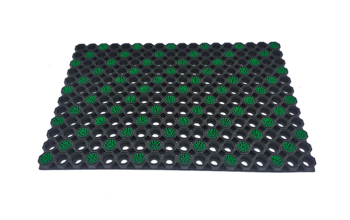 Super Strong z drenażem wypełnienie szczoteczkami co 3 oczko kolor zielony