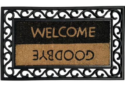 Wycieraczka Kokosowo-Gumowa 75 x 45 cm Welcome - Goodbye